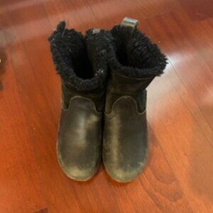 2 Pairs of Used No6 Clog Boots Size 37 Black